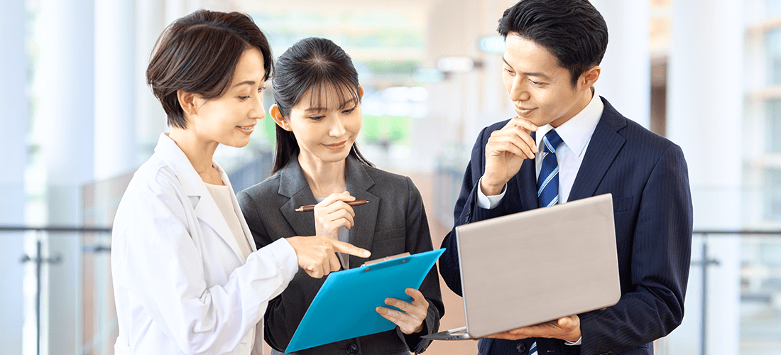 医療現場の課題を聞き製品の導入・拡販を営業で支える